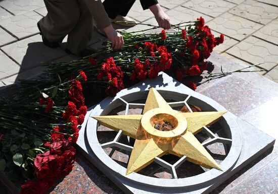 Russia WWII We Keep Flame of Victory Campaign