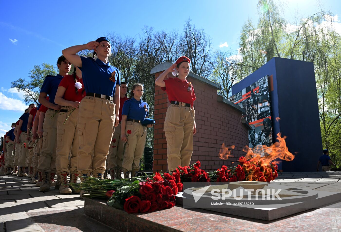 Russia WWII We Keep Flame of Victory Campaign