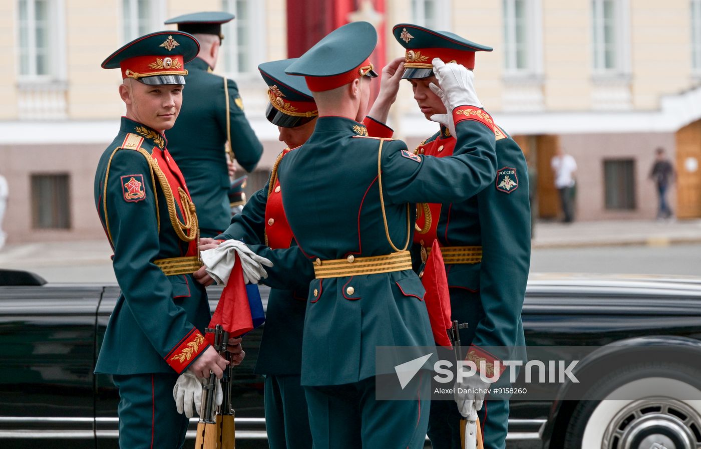 Russia WWII Victory Parade Rehearsal