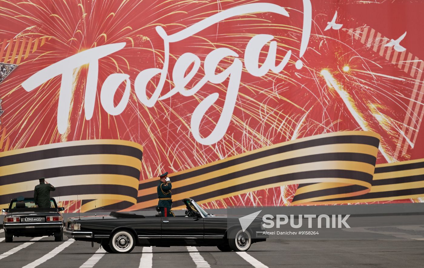 Russia WWII Victory Parade Rehearsal