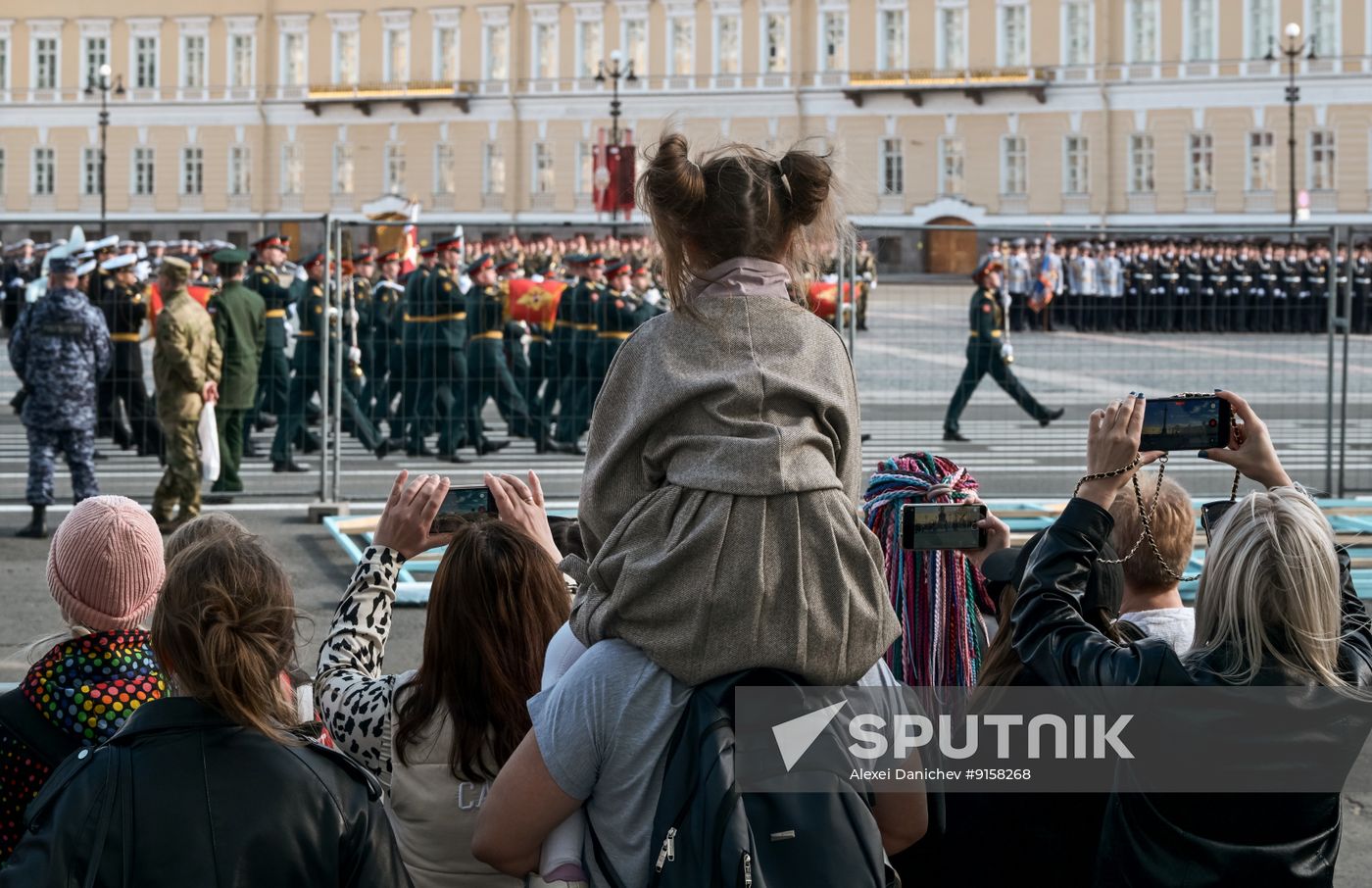 Russia WWII Victory Parade Rehearsal
