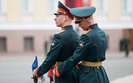 Russia WWII Victory Parade Rehearsal