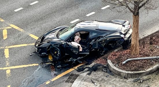 Russia Rapper Car Accident