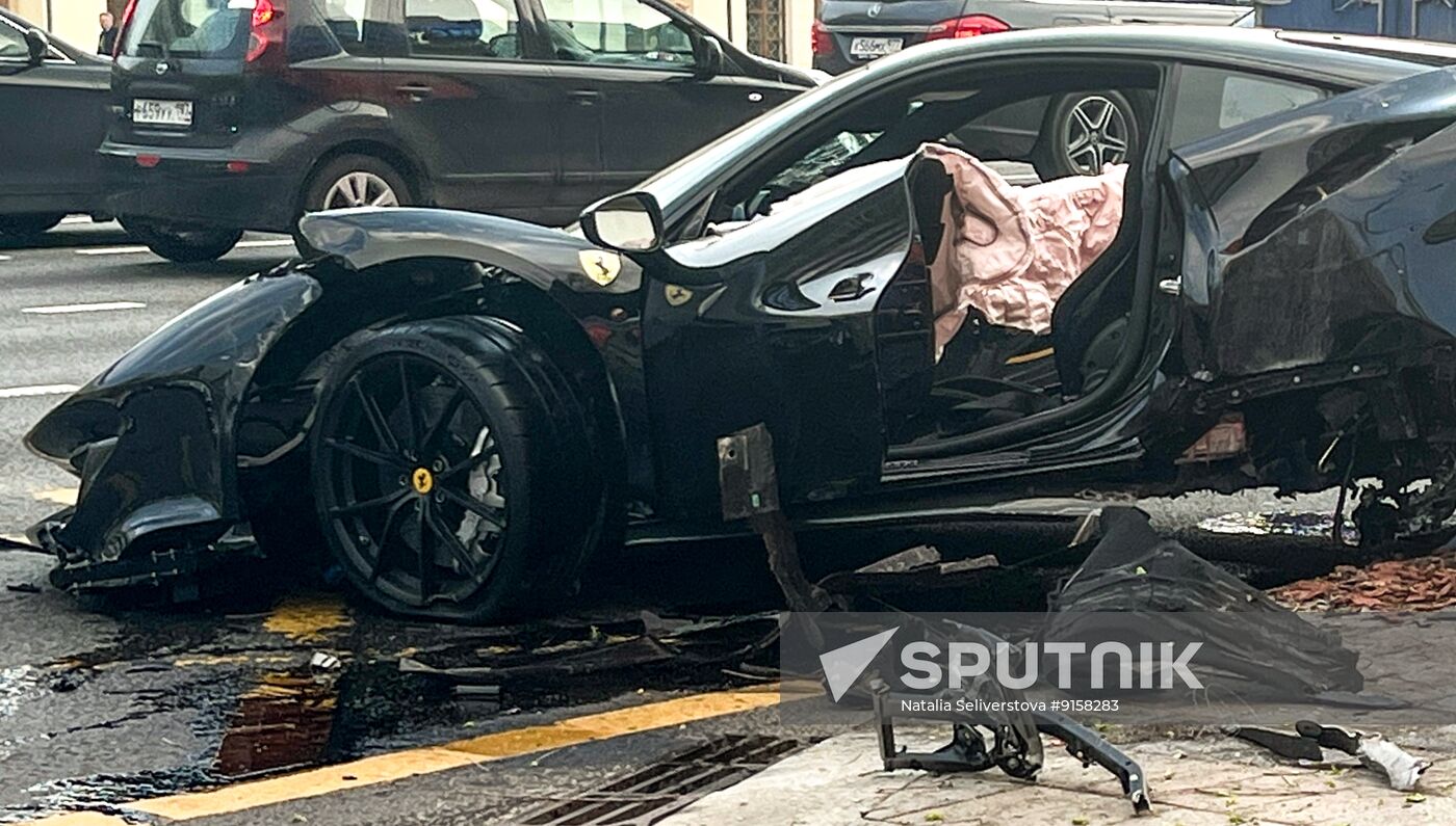 Russia Rapper Car Accident