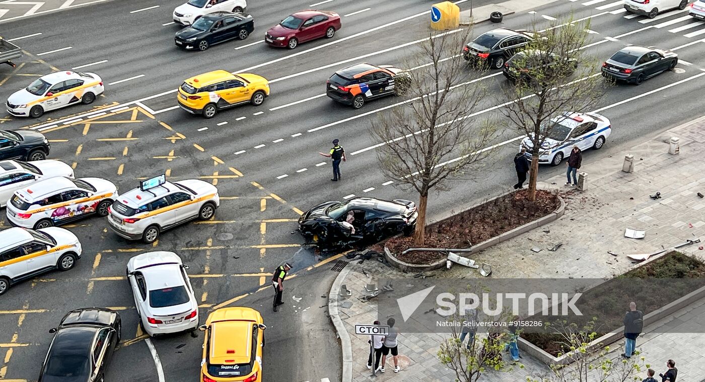 Russia Rapper Car Accident