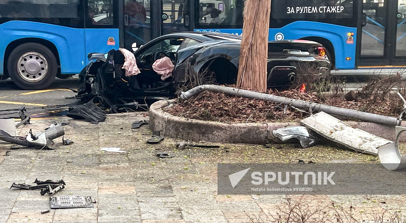 Russia Rapper Car Accident