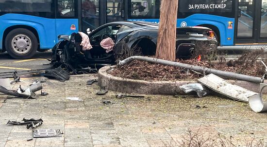 Russia Rapper Car Accident
