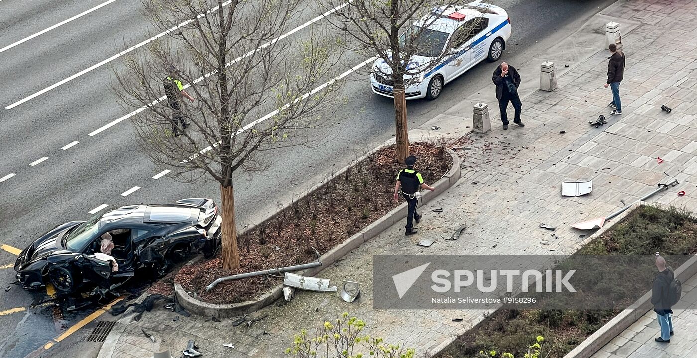 Russia Rapper Car Accident
