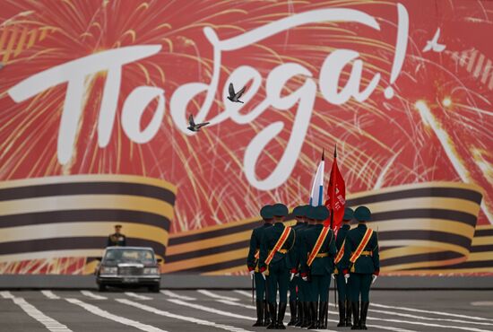 Russia WWII Victory Parade Rehearsal