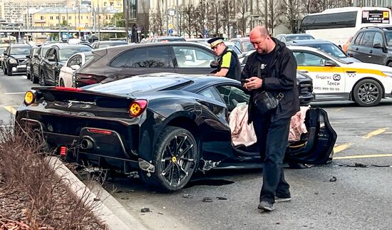 Russia Rapper Car Accident
