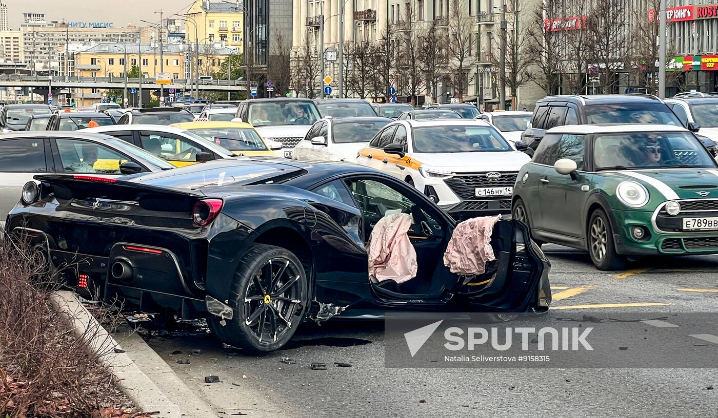 Russia Rapper Car Accident