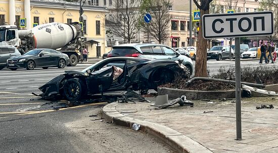 Russia Rapper Car Accident