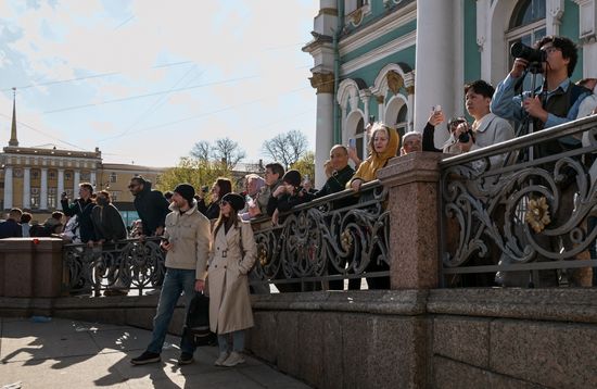 Russia WWII Victory Parade Rehearsal