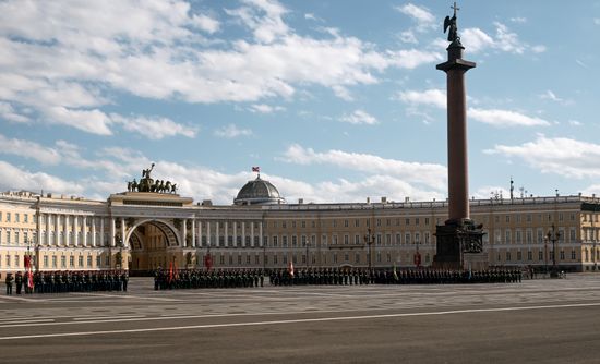 Russia WWII Victory Parade Rehearsal