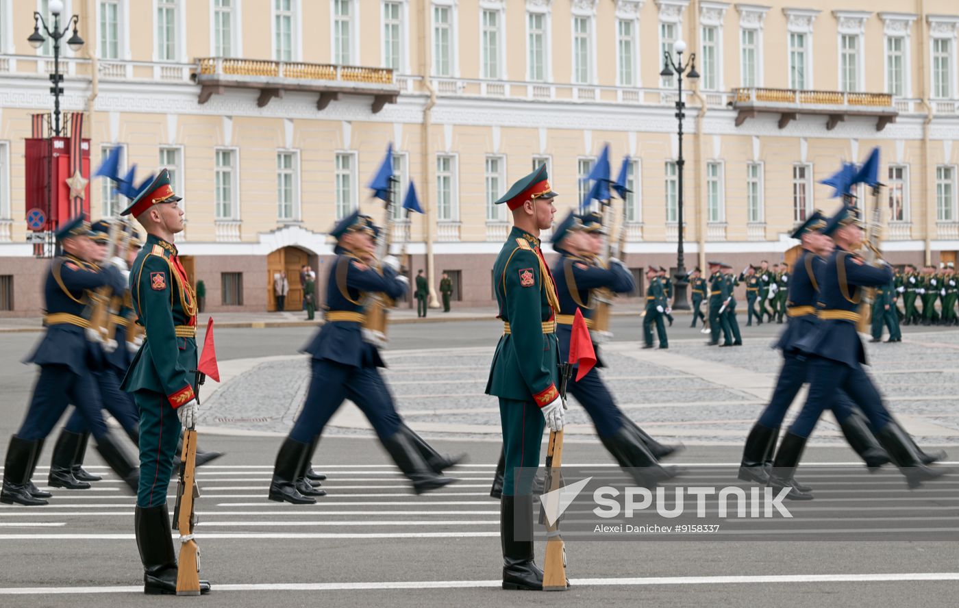 Russia WWII Victory Parade Rehearsal