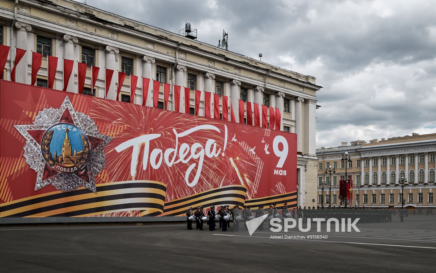 Russia WWII Victory Parade Rehearsal