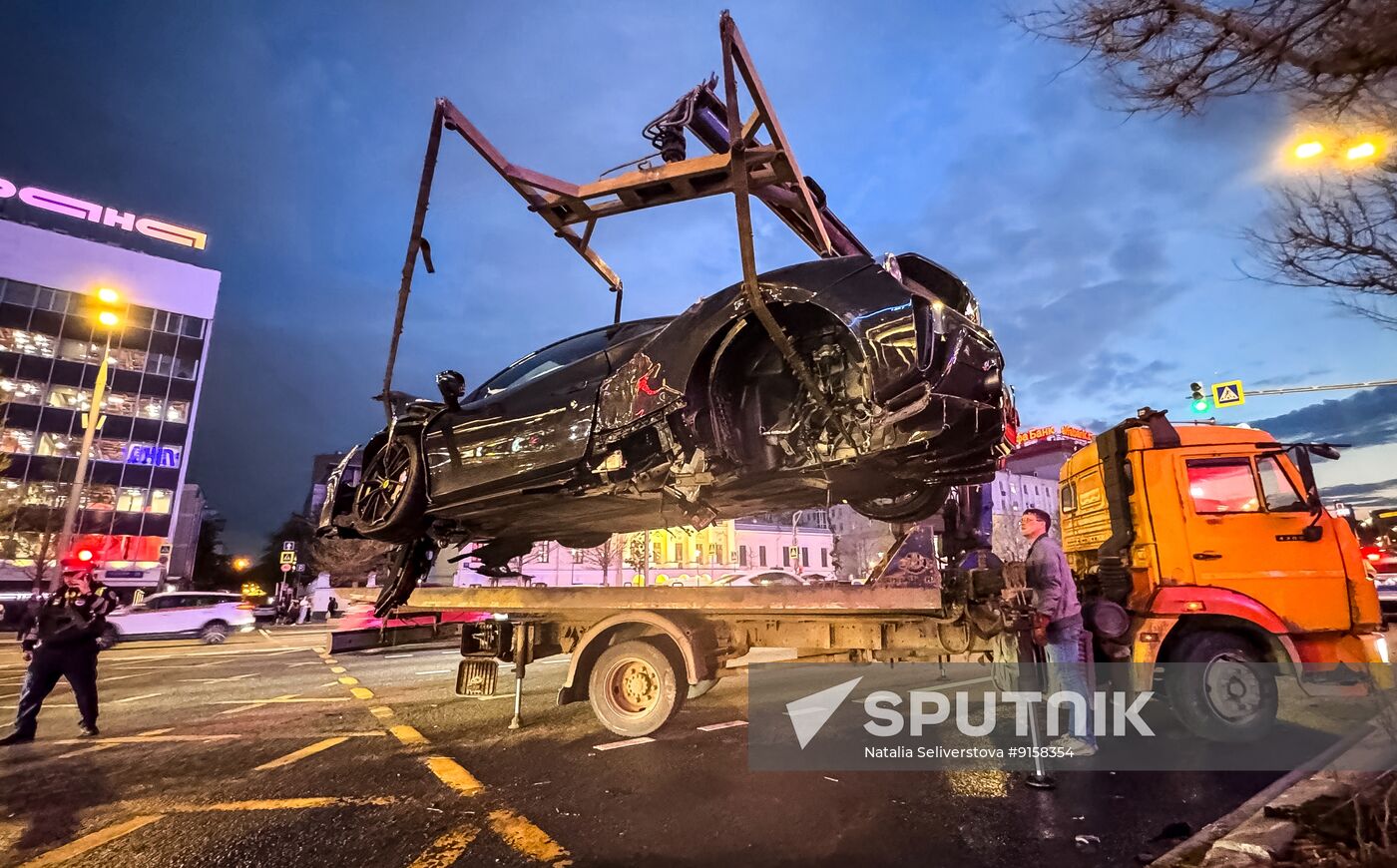 Russia Rapper Car Accident