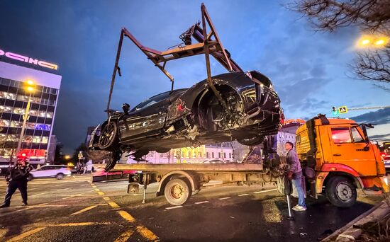 Russia Rapper Car Accident