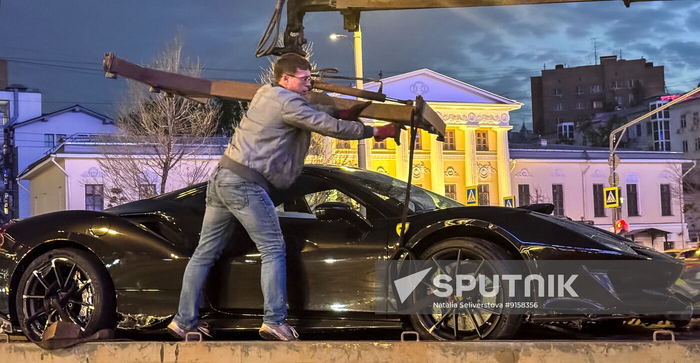 Russia Rapper Car Accident