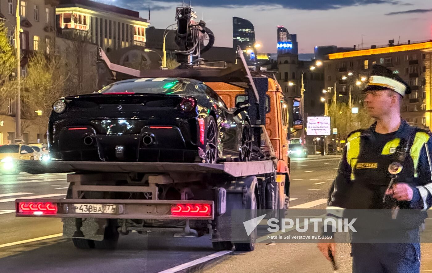 Russia Rapper Car Accident