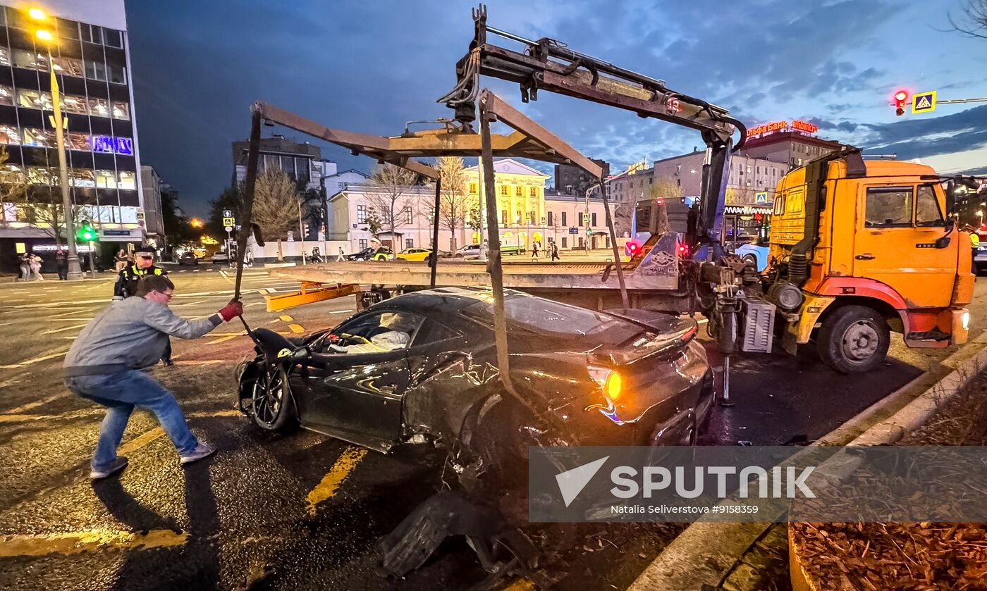 Russia Rapper Car Accident