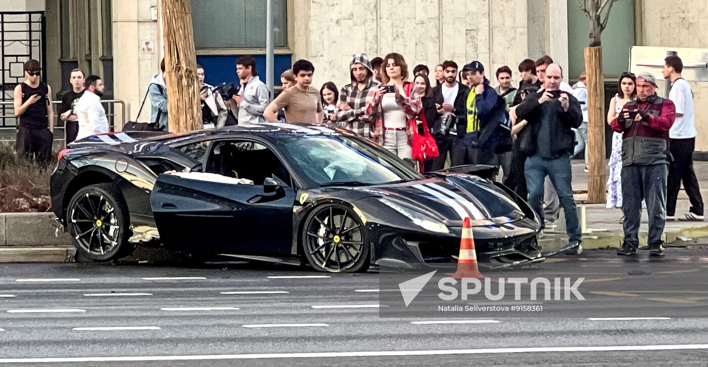 Russia Rapper Car Accident