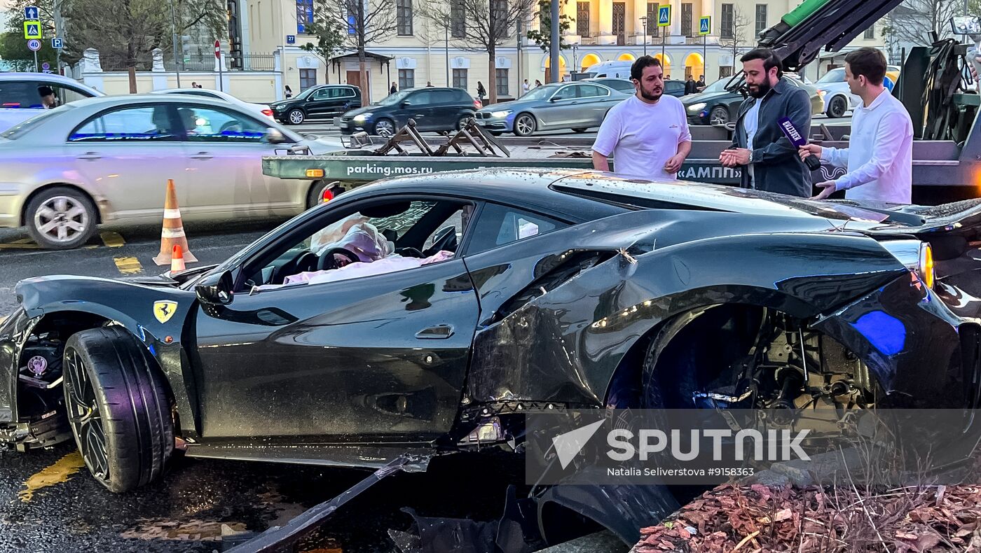 Russia Rapper Car Accident