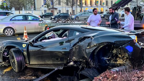 Russia Rapper Car Accident