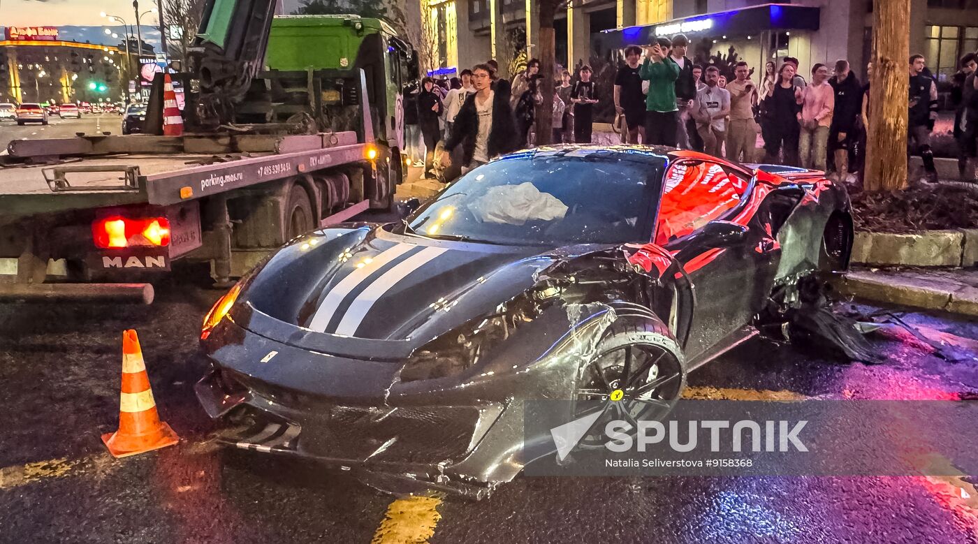 Russia Rapper Car Accident