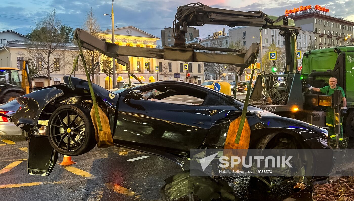Russia Rapper Car Accident