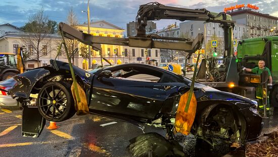 Russia Rapper Car Accident