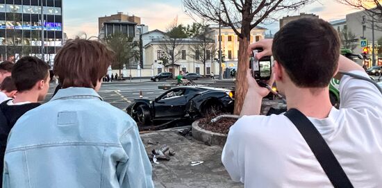 Russia Rapper Car Accident