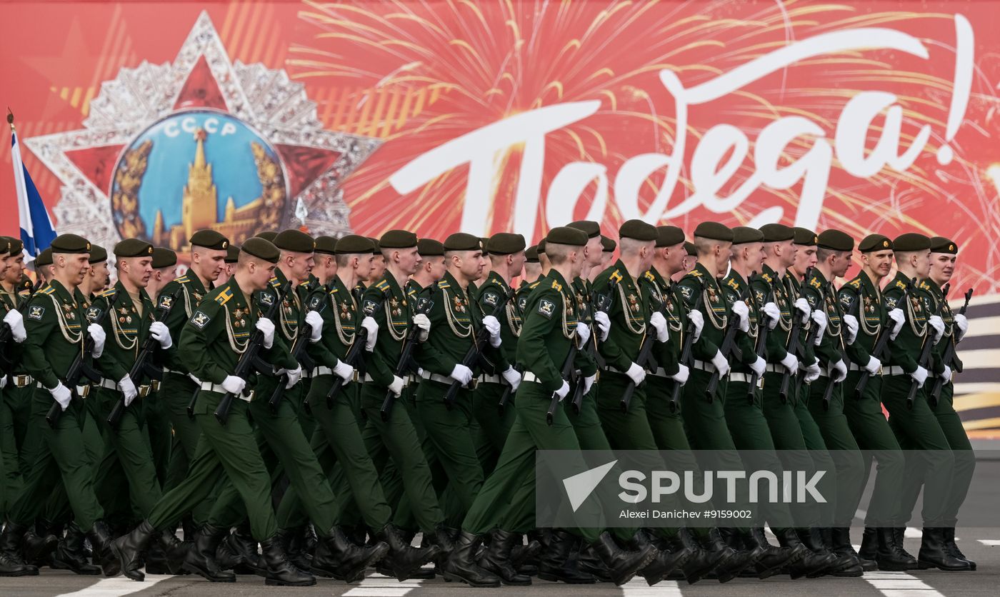 Russia WWII Victory Parade Rehearsal