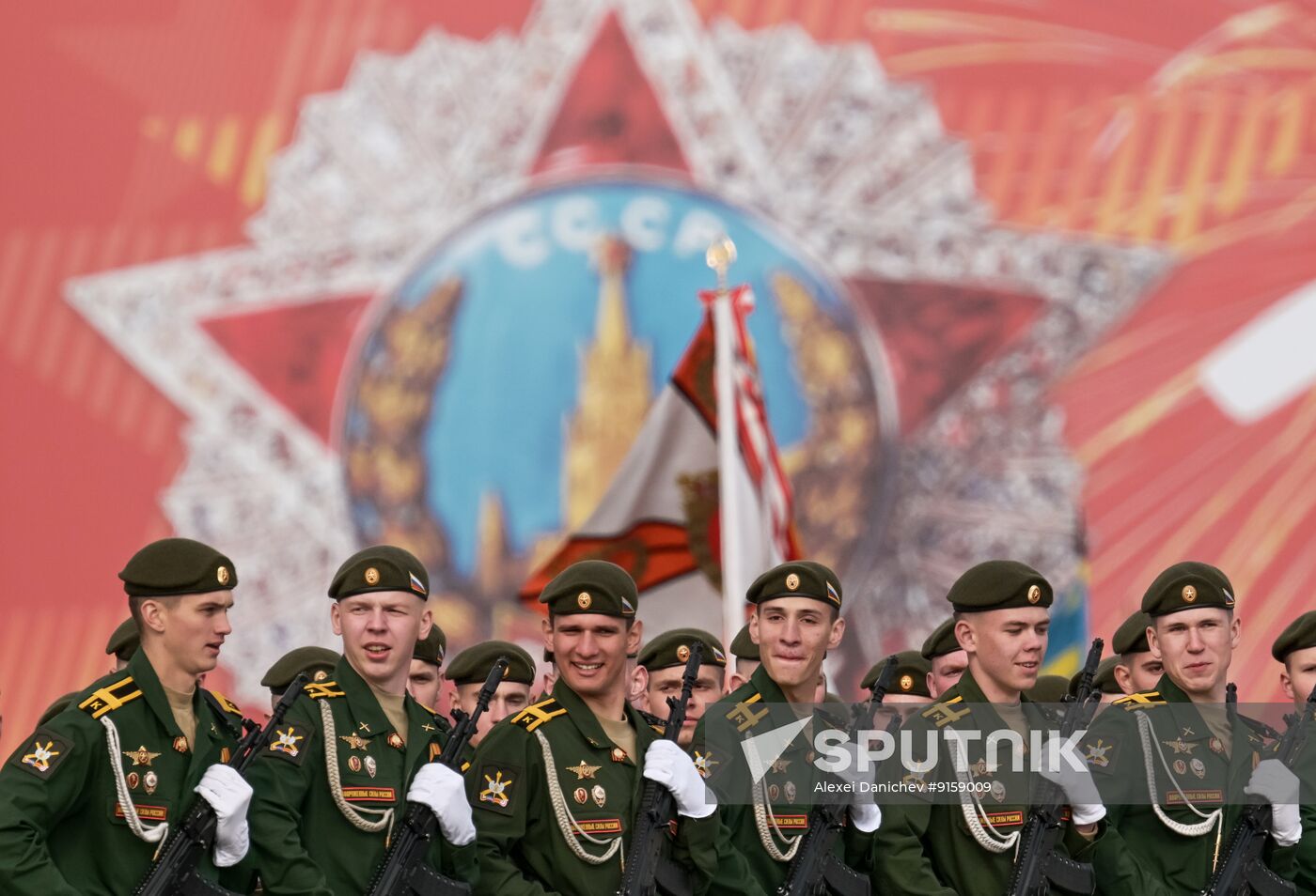 Russia WWII Victory Parade Rehearsal