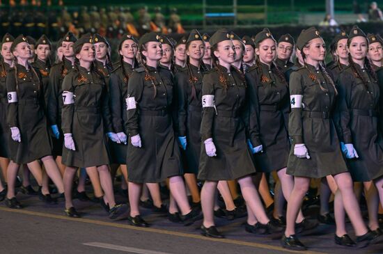 Russia Regions WWII Victory Parade Rehearsal