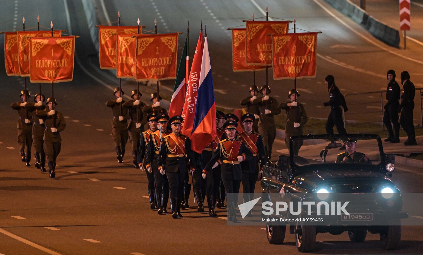 Russia Regions WWII Victory Parade Rehearsal
