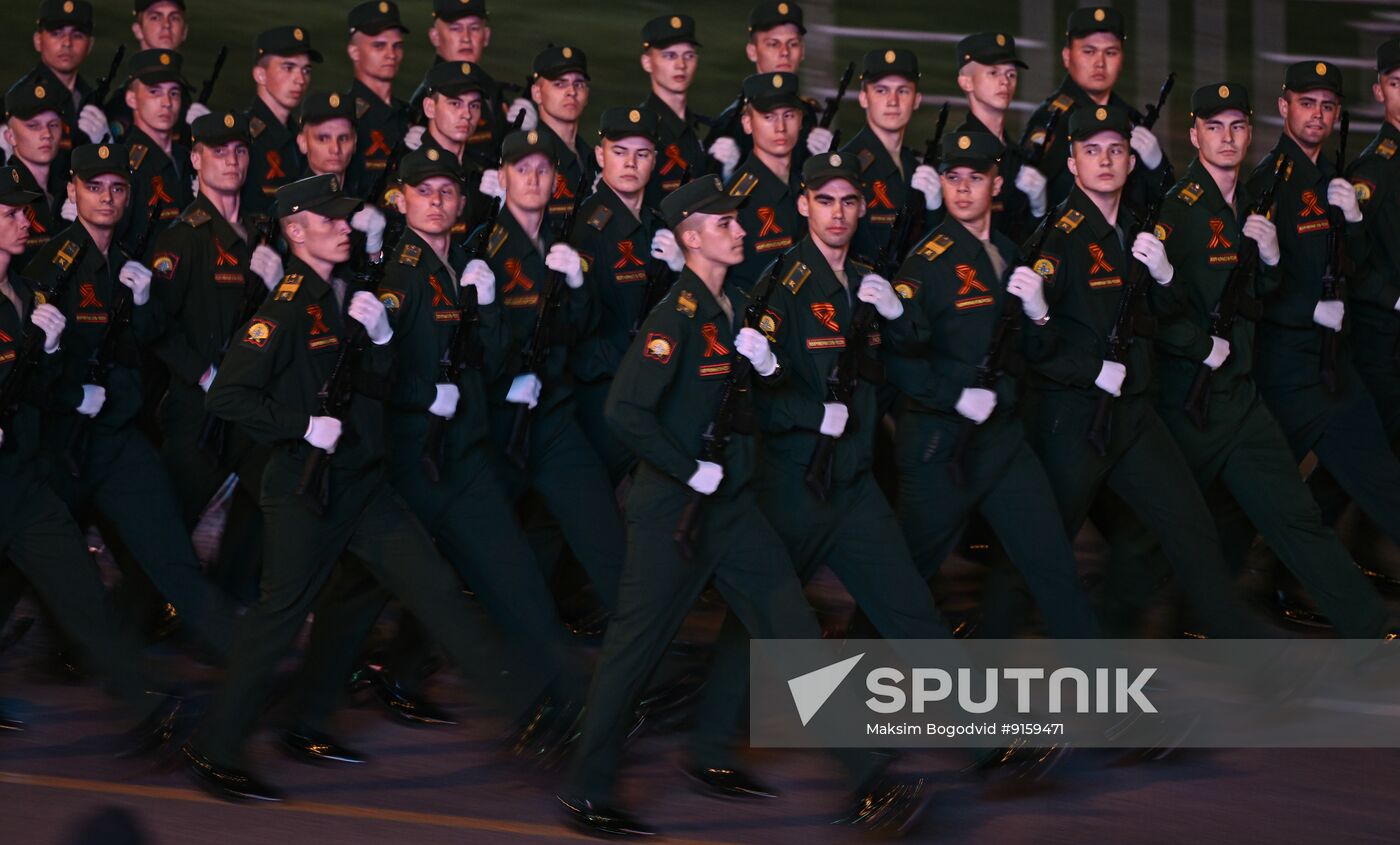 Russia Regions WWII Victory Parade Rehearsal