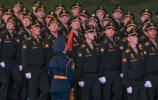 Russia Regions WWII Victory Parade Rehearsal
