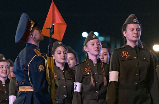 Russia Regions WWII Victory Parade Rehearsal