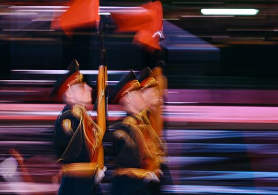 Russia Regions WWII Victory Parade Rehearsal