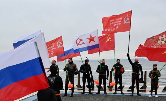 Russia WWII Victory Swim Campaign