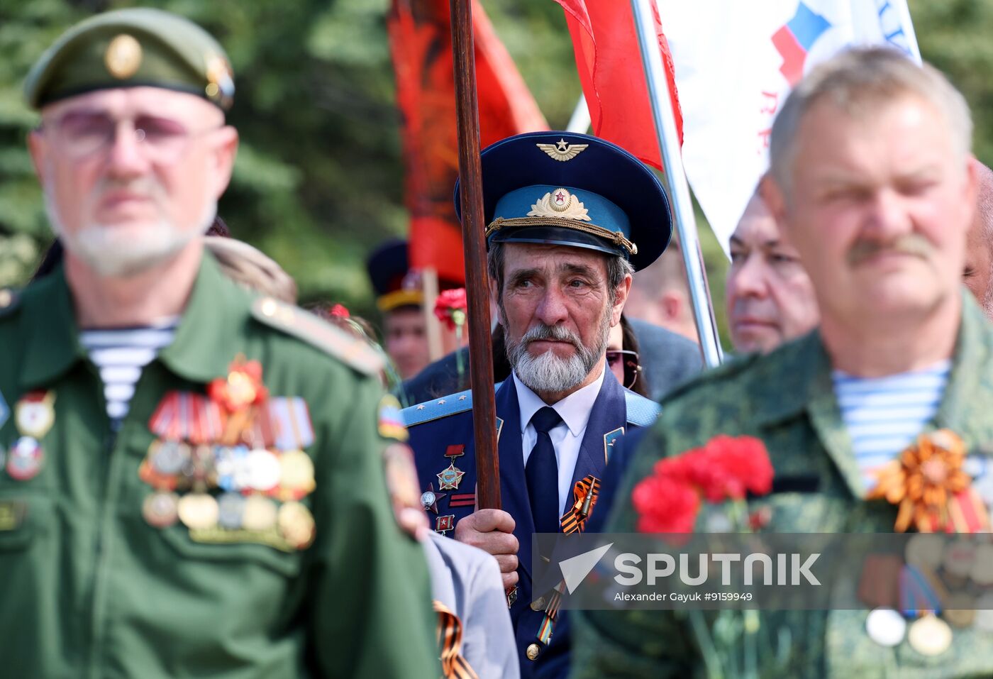 Rally marking 81st anniversary of Victory in Great Patriotic War at Saur-Mogila