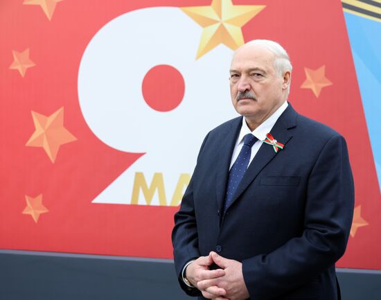 Russia WWII Victory Day Wreath Laying