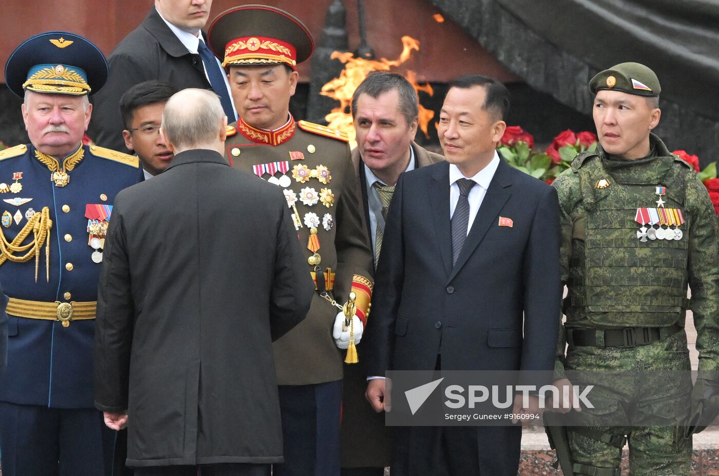 Russia WWII Victory Day Wreath Laying
