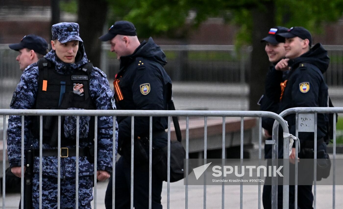 Russia WWII Victory Day Security