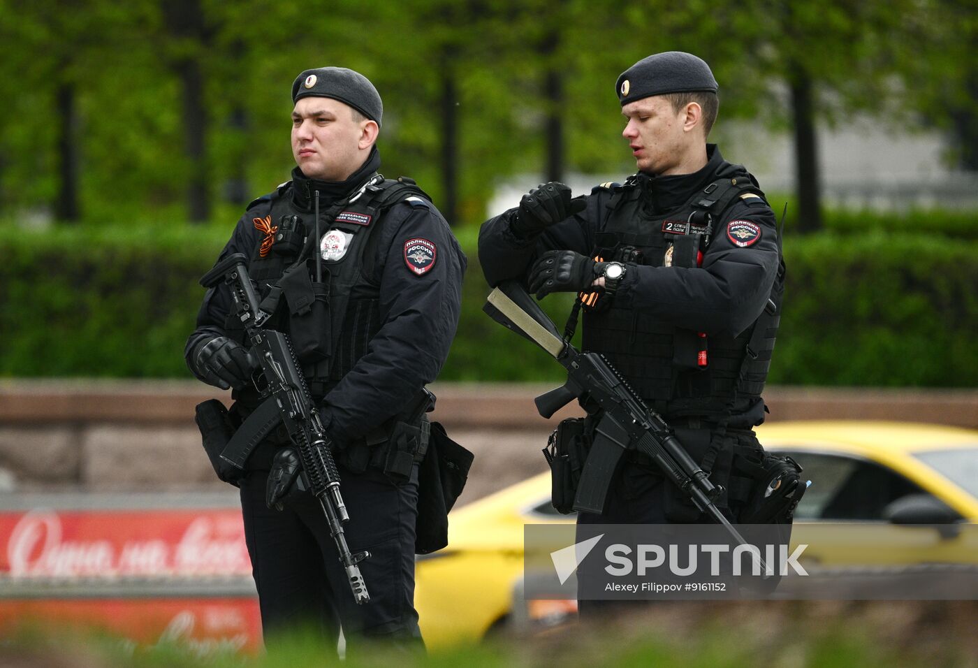 Russia WWII Victory Day Security
