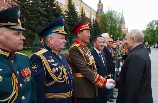 Russia WWII Victory Day Wreath Laying