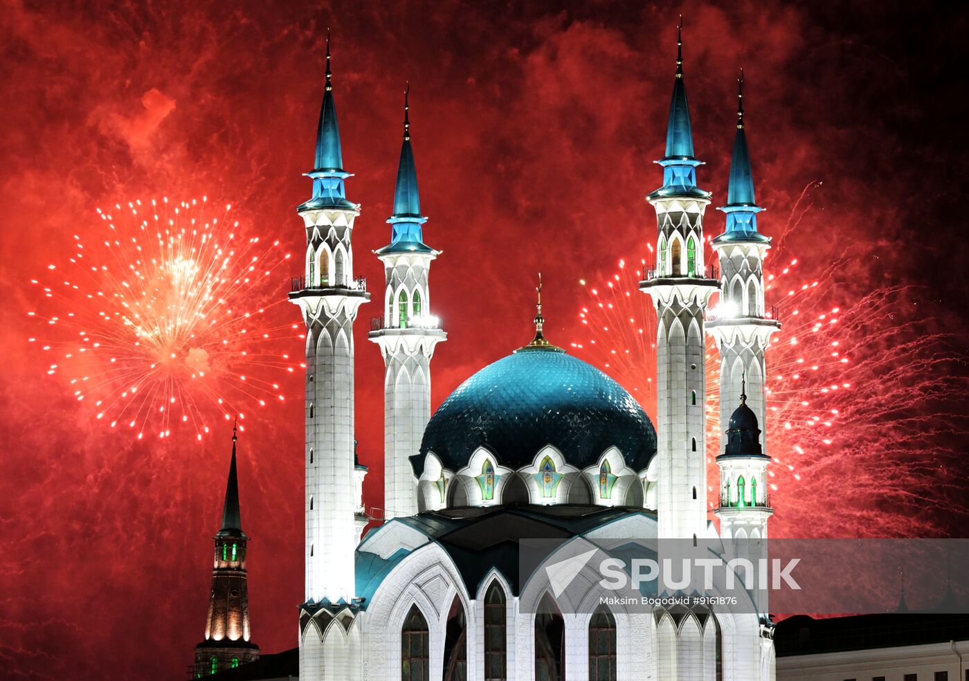 Russia WWII Victory Day Fireworks