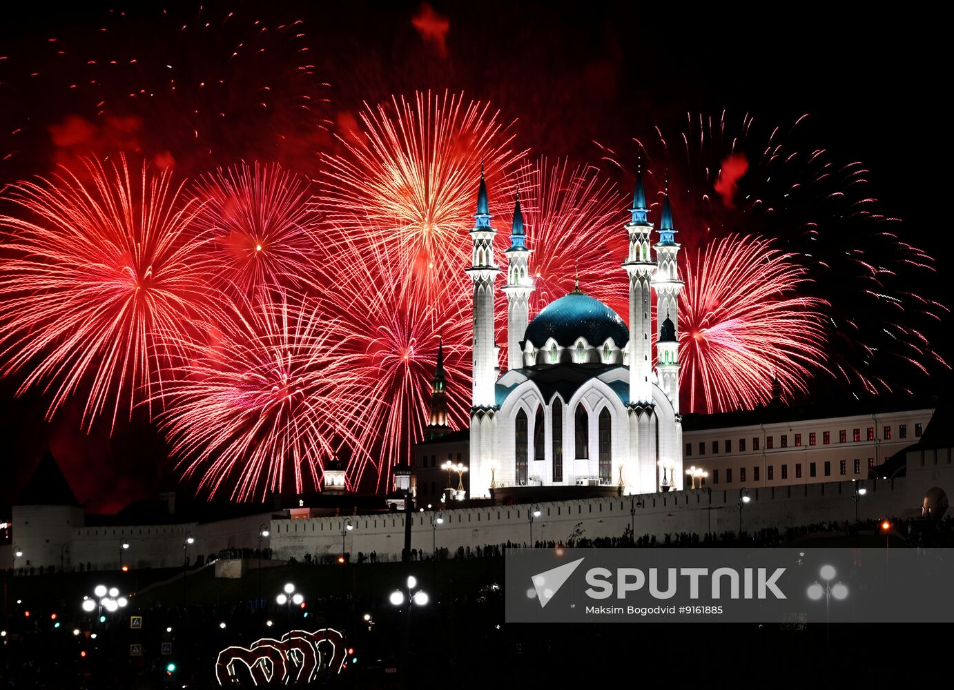 Russia WWII Victory Day Fireworks