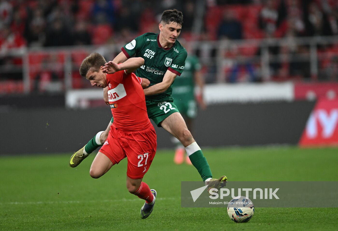 Russia Soccer Premier-League Spartak - Rubin